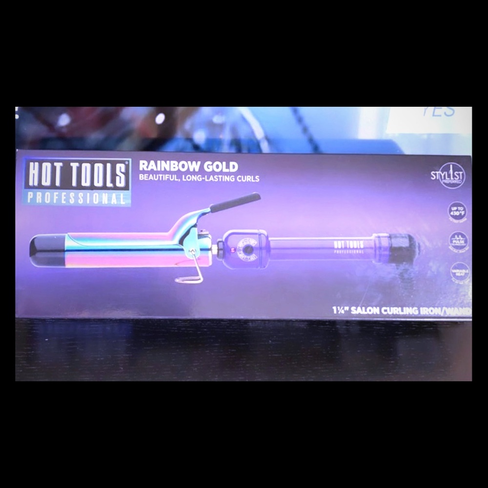 Hot Tools Professional Rainbow Gold 1 1/4” curling